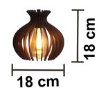 Kit 3  Pendentes Luminária De Teto Alaska P (18x18cm)