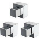 Kit 3 Acabamento Registro Quadrado 1/2 3/4 Padrão Deca Luxo