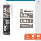 Kit 3 Adesivo Selante Pu 40 400g/280ml Unipega Preto