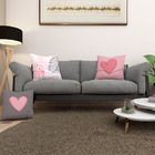 Kit 3 Almofadas Cheias Sala Quarto Decoração 40cm Flamingos