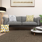 Kit 3 Almofadas Cheias Sala Sofá 40cm Zíper Estampada