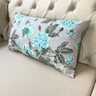 Kit 3 Almofadas Composê Floral Verde Água Impermeável