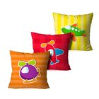 Kit 3 Almofadas Decorativas Aviões