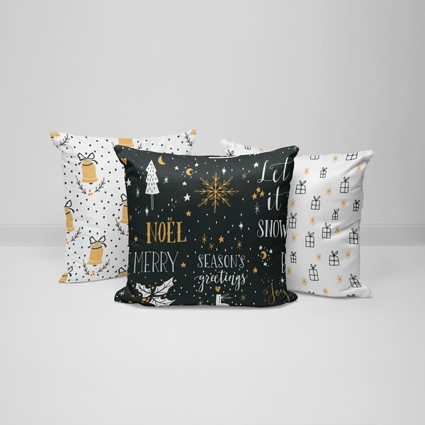 Kit 3 Almofadas Decorativas Be Merry