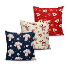Kit 3 Almofadas Decorativas Estilo Japonesa 45x45cm