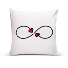 Kit 3 Almofadas Decorativas Para Sofá 40x40 Amor Casal Branco