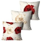 Kit 3 Almofadas Decorativas Rosas