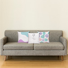 Kit 3 Almofadas Decorativas Sofá 40x40 Coloridas Borboleta Br