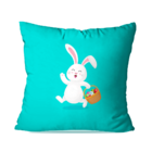 Kit 3 Almofadas Feliz Páscoa Azul