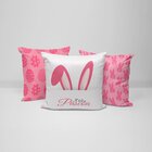 Kit 3 Almofadas Feliz Páscoa Pink