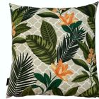 Kit 3 Almofadas Impermeável Antimofo Antiácaro Folha Verde Fl