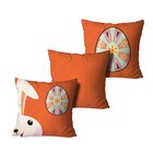 Kit 3 Almofadas Páscoa Cenouras