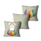 Kit 3 Almofadas Páscoa Premier