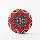 Kit 3 Almofadas Redondas Mandalas Único