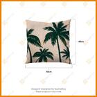 Kit 3 Almofadas Yasmin Iii Estampada Cru E Verde 0,40x0,40cm