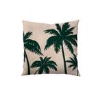 Kit 3 Almofadas Yasmin Iii Estampada Cru E Verde 0,40x0,40cm