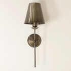 Kit 3 Arandela Luminária Parede Tocheiro Cúpula Metal Bronze