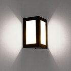 Kit 3 Arandela triangular em alumínio E27 Marrom st532