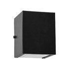 kit 3 Arandelas 2 fachos preta + 3 lâmpadas led g9 5w 3000k B