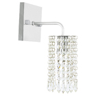 Kit 3 Arandelas De Cristal Acrilico Clearcrillic Quadrada +