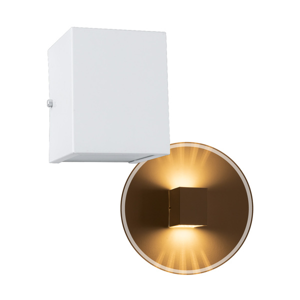 Kit 3 Arandelas Efeito 10 Fachos Alumínio Interna / Externa B