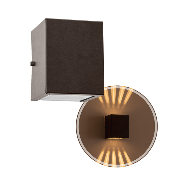 Kit 3 Arandelas Efeito 10 Fachos Alumínio Interna / Externa M