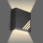 Kit 3 Arandelas Externa Slim 2 Focos M4- Preta + Led G9