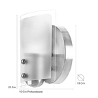 Kit 3 Arandelas Luminária De Vidro Espetaculosa