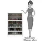 Kit 3 Armários Multiuso Sapateira Bella Branco - Phoenix Baby