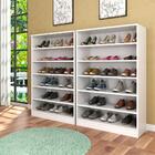 Kit 3 Armários Multiusos Sapateira Bell P04 Mpozenato Branco