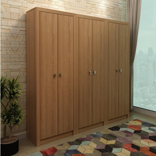 Kit 3 Armários Para Escritório 2 Portas Me4105 Tecno Mobili E