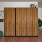 Kit 3 Armários Para Escritório Alto Com 2 Portas Match Yescasa