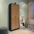 Kit 3 Armários Para Escritório Com Armário Alto E 2 Estantes