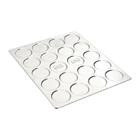 Kit - 3 Assadeiras Pão De Hamburguer 20 Cavidades Alumínio 58