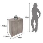 Kit 3 Balcões Me4103 Com 6 Portas E Prateleira 74,5cmx180cm C