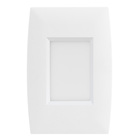 Kit 3 Balizador Eco Embutir 4x2 Led 2w Branco Frio 6500k