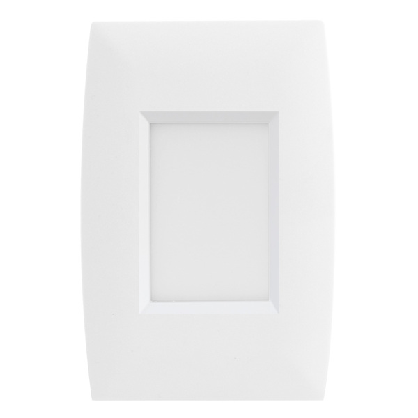 Kit 3 Balizador Eco Embutir 4x2 Led 2w Branco Frio 6500k