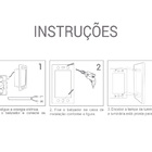 Kit 3 Balizadores Step 4x2 3000k Bivolt Branco