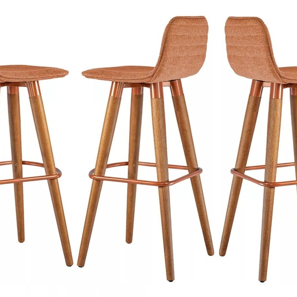 Kit 3 Bancos Altos Para Balcao De Cozinha E Area Gourmet Teci