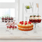 Kit 3 Bandejas De Doces + 1 Boleira De Acrilico Any