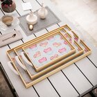 Kit 3 Bandejas Decorativas Docinhos Clara