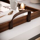 Kit 3 Bandejas Decorativas Love Marrom