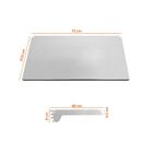 Kit 3 Bandejas Prateleiras 40x73 Ponta Para Gôndolas New Plus