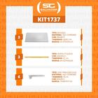 Kit 3 Bandejas Prateleiras 40x91 Para Gôndolas New Plus Com P