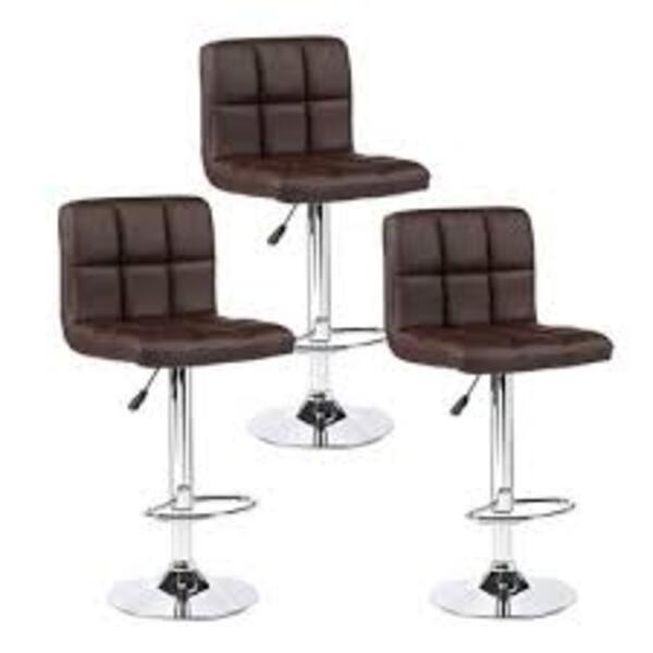 Kit 3 Banqueta Giratória Confort Gomo Bar E Cozinha