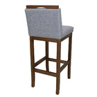 Kit 3 Banqueta Para Cozinha Americana Gourmet Prata Larissa