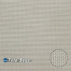 Kit 3 Banquetas Alta Bancada Alumínio Fendi Tela Bege