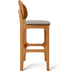 Kit 3 Banquetas Alta Bar Cozinha Jantar Betta L02 Imbuia Cour