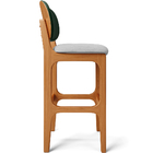 Kit 3 Banquetas Alta Bar Cozinha Sala Jantar Betta L02 Imbuia