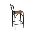 Kit 3 Banquetas Alta Industrial Paris Base Alumínio Com Encos